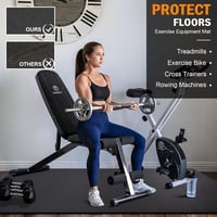 innhom Fitness Alátét Csúszásmentes Edzőpad Futópad Védőszőnyeg 5