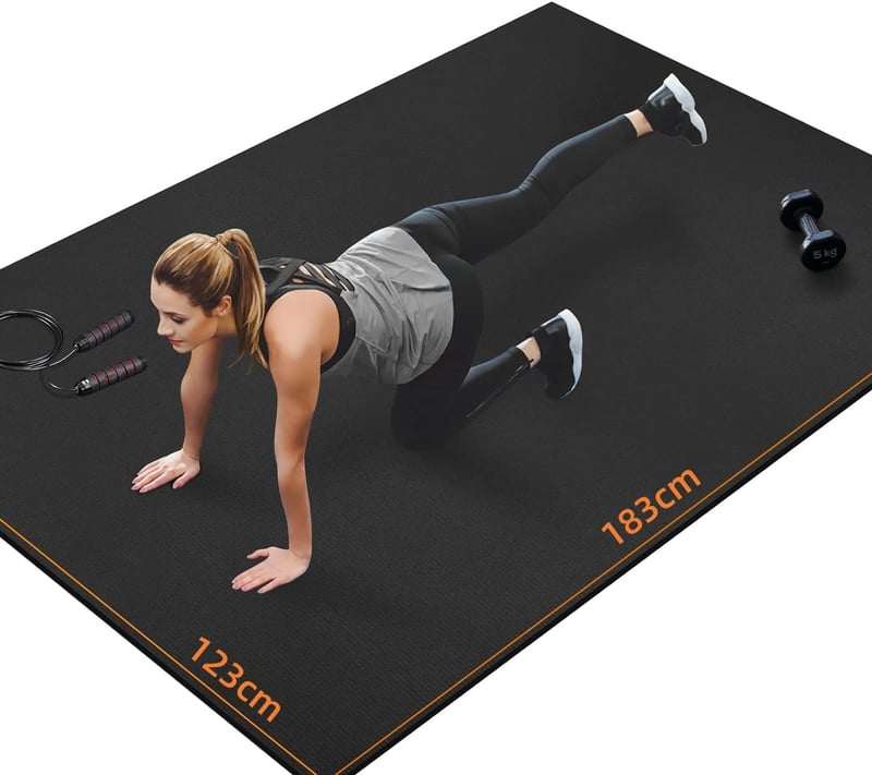 innhom Fitness Alátét Csúszásmentes Edzőpad Futópad Védőszőnyeg