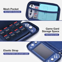 innoAura Nintendo Switch Lite 17 az 1-ben kék szilikon tok szett képernyővédővel 3