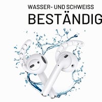 innoGadgets EarHooks háčiky na AirPods a EarPods so silikónovým držiakom a remienkom, 2 ks, biele 4