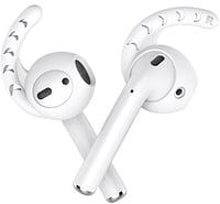 innoGadgets EarHooks háčiky na AirPods a EarPods so silikónovým držiakom a remienkom, 2 ks, biele 1