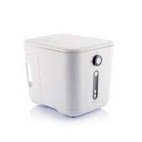 Elektrický kuchynský kompostér InnovaGoods s objemom 3 litre, nádoba na odpad bez zápachu s nepriľnavým povrchom, biela, recyklácia organického odpadu 1