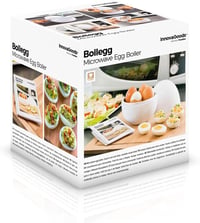 InnovaGoods Mikrohullámú Tojásfőző Poharak Recepttel 5