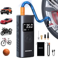 INNOVV P1 Hordozható Elektromos Pumpa 150 PSI - Digitális Nyomásmérővel és Vészvilágítással - Autó, Kerékpár, Motor Gumiabroncs Felfújó 1