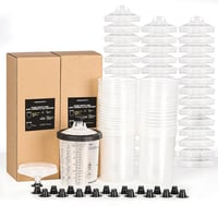 InoKraft Eldobható Festékpisztoly Poharak 800ml HVLP LVLP 45db Szett 1