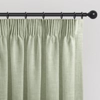 Perdea INOVADAY cu bandă de încrețire, set de 2 bucăți, 245x140 cm, Verde salvie, pentru living 9