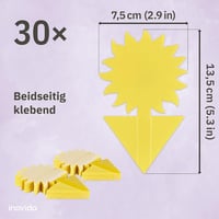 Inovida sárga ragacsos rovarcsapda szobanövényekhez, rovarirtó szer nélkül - 30 db 3