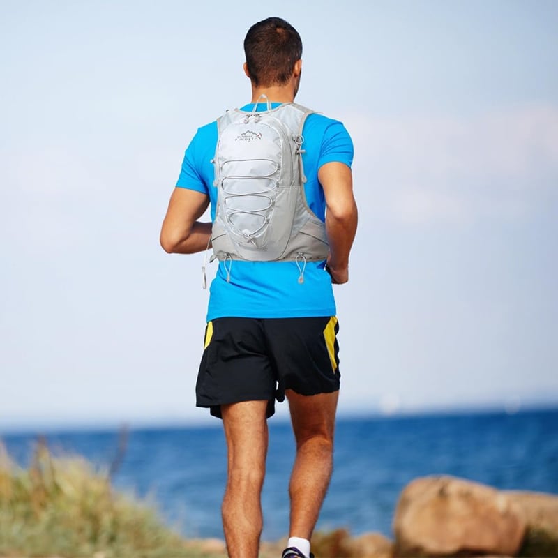 INOXTO 5L Könnyű Hidratációs Hátizsák Túrázáshoz Kerékpározáshoz Maratonfutáshoz Unisex