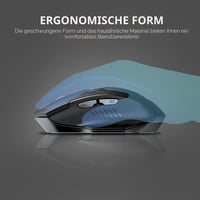 inphic Bluetooth Egér Tri-Mode Vezeték Nélküli Csend Újratölthető 1600DPI 5