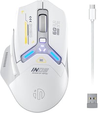 inphic IN9 Gaming Egér Vezeték Nélküli, Tri-Mode 2.4G/USB-C Kábeles/Bluetooth, 10000 DPI, Programozható RGB Világítás, Laptop PC 1