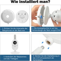inRobert Philips Avent SCD843/26 SCD833/26 SCD630/26 Baby Monitor Tartó Klip 4