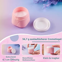 INSFIT súprava 8 silikónových cestovných fliaš, schválené TSA, 90 ml nádobky na tekutiny a 60 ml tégliky na krémy, bez BPA, nepriepustné cestovné príslušenstvo 4