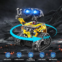 INSOON Technik Robot Építőjáték 5-az-1-ben Applikációs és Távirányítós Fal Robot Tank Dinoszaurusz RC Játék 6-12+ Éveseknek 520 Darabos 3