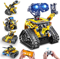 INSOON Technik Robot Építőjáték 5-az-1-ben Applikációs és Távirányítós Fal Robot Tank Dinoszaurusz RC Játék 6-12+ Éveseknek 520 Darabos 1