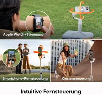 Insta360 Flow 2 Plus AI Tracker fehér összecsukható okostelefon gimbal tripod funkcióval - Snow White - Flow 2 Plus AI Tracker Bundle 7