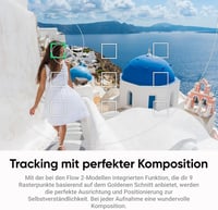 Insta360 Flow 2 Plus AI Tracker fehér összecsukható okostelefon gimbal tripod funkcióval - Snow White - Flow 2 Plus AI Tracker Bundle 6