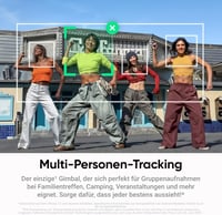 Insta360 Flow 2 Plus AI Tracker fehér összecsukható okostelefon gimbal tripod funkcióval - Snow White - Flow 2 Plus AI Tracker Bundle 4