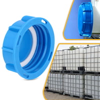 Instalguru plastični čep s navojnim adapterom S60x6 za IBC spremnike - poklopac spremnika i dodatna oprema za spremnike vode 2