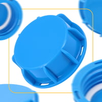 Instalguru plastični čep s navojnim adapterom S60x6 za IBC spremnike - poklopac spremnika i dodatna oprema za spremnike vode 6