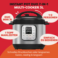 Elektrický multifunkčný hrniec Instant Pot Duo Mini 3 litre, tlakový hrniec, varič ryže 3l 3