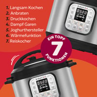 Elektrický multifunkčný hrniec Instant Pot Duo Mini 3 litre, tlakový hrniec, varič ryže 3l 2