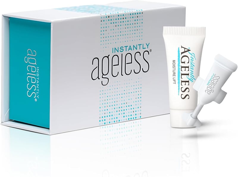 Instantly Ageless Ránctalanító Szérum 25 Ampulla - Azonnali Hatású Bőrfiatalító Kezelés Puffadás Ellen, Minden Bőrtípusra, Rózsa Illattal
