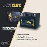 Gélovaná motobatéria intAct Bike-Power GEL12-7-A 12V 8Ah 130A – Nahrádza YB7-A, 12N7-4A – 137x76x134 mm – o 30 % vyšší štartovací výkon 2