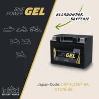 Gélovaná motobatéria intAct Bike-Power GEL12-7-A 12V 8Ah 130A – Nahrádza YB7-A, 12N7-4A – 137x76x134 mm – o 30 % vyšší štartovací výkon 4