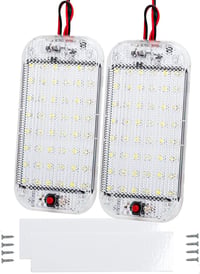 Intckwan 2db 12-85V LED beltéri lámpa 48 LED-del autóhoz, teherautóhoz, furgonhoz 1