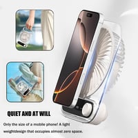 Intckwan Csendes Asztali Ventilátor 199 Fokozat, 3000mAh Akkumulátor, USB, LED, Aromaterápia 6