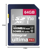 Card de memorie SDXC Integral 128 GB - 4K Ultra HD, V30, UHS-I U3, Clasa 10, de mare viteză, viteză de citire de până la 100 MB/s 7