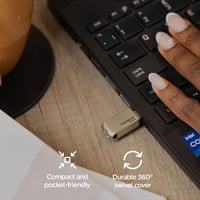 Stick USB 3.2 Gen 1 Integral 128GB 360-C Type-C – conector dublu USB-A și USB-C – compatibil cu iPhone 15/16, MacBook Pro/Air, iPad Pro – 1 buc. 3