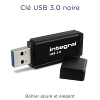 USB kľúč Integral 256 GB USB 3.0 Gen 1 Super Speed – čierny, rýchly flash disk 3