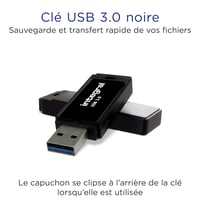 USB kľúč Integral 256 GB USB 3.0 Gen 1 Super Speed – čierny, rýchly flash disk 2