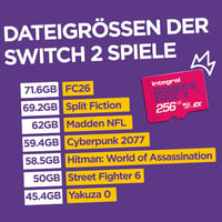 Card microSD Express Integral Gamer's Edge X pentru Switch 2, 890 MB/s - 256 GB 8