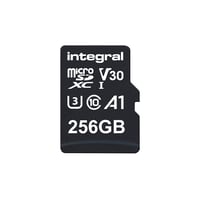 Pamäťová karta Integral 256GB microSD 4K Video Premium vysokorýchlostná SDXC, čítanie 100MB/s, zápis 50MB/s, V30 C10 U3 UHS-I A1 pre smartfóny 1