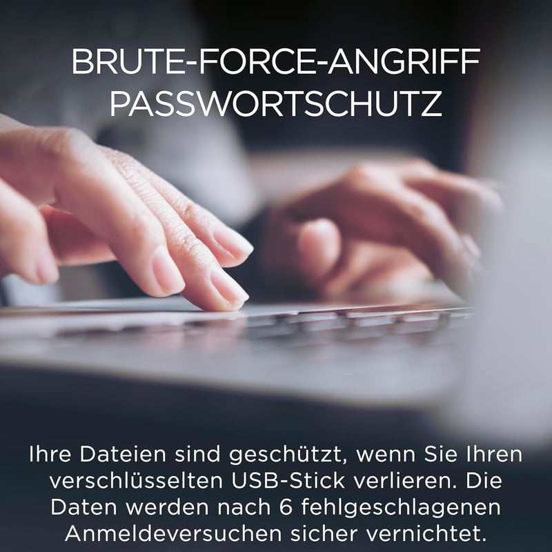 Integral 32GB Crypto-C Titkosított USB 3.2 Pendrive AES-256 Dupla Jelszavas Biztonság Mac PC Laptop - 32GB, Crypto 197 - C Dual Encrypted