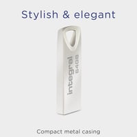 Integral 64GB USB 2.0 Flash Drive Arc fém tok kulcstartóval 2