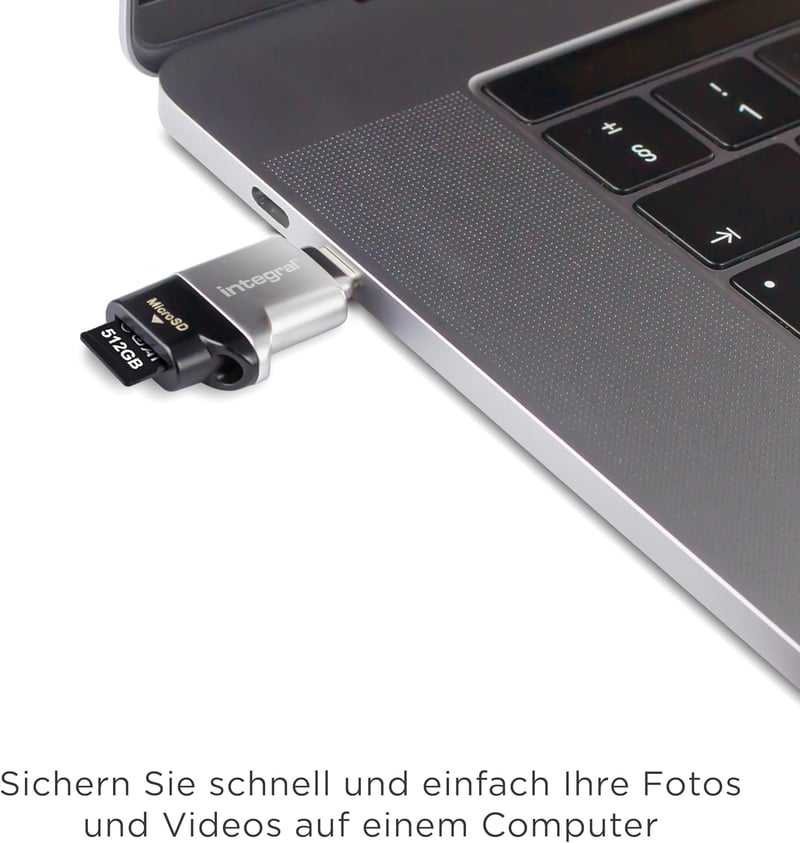 Integral MicroSD USB 3.0/USB-C OTG Kártyaolvasó Adapter - Gyors Adatátvitel - microSD, USB 3.0 Type-C