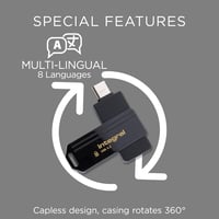 Integral Secure 360-C 16GB USB-C Titkosított Pendrive 256-bit AES - 16gb, Secure USB-C 360 4