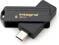 Integral Secure 360-C 16GB USB-C Titkosított Pendrive 256-bit AES - 16gb, Secure USB-C 360 2