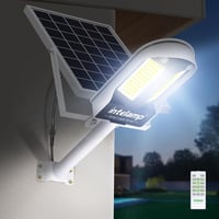 INTELAMP LED Napelemes Lámpa 12500mAh IP65 Vízálló Mozgásérzékelős Kültéri Világítás 8