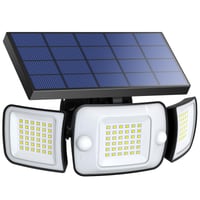 INTELAMP Solarna vanjska svjetiljka sa senzorom pokreta 1200LM – Solarna sigurnosna rasvjeta za vrt i terasu 1