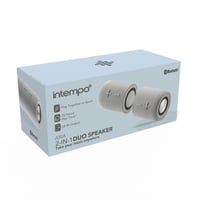 Bluetooth reproduktor Intempo Aria Duo 20W, TWS, IPX4, USB-C – sivý 8