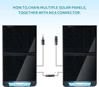 Intenergy 200W Összehajtható Napelem Panel - ETFE Felület, 1,1mm Ultravékony, IP65 Vízálló, 23,5% Hatékonyság, USB QC3.0 és Type-C, Kempinge 4