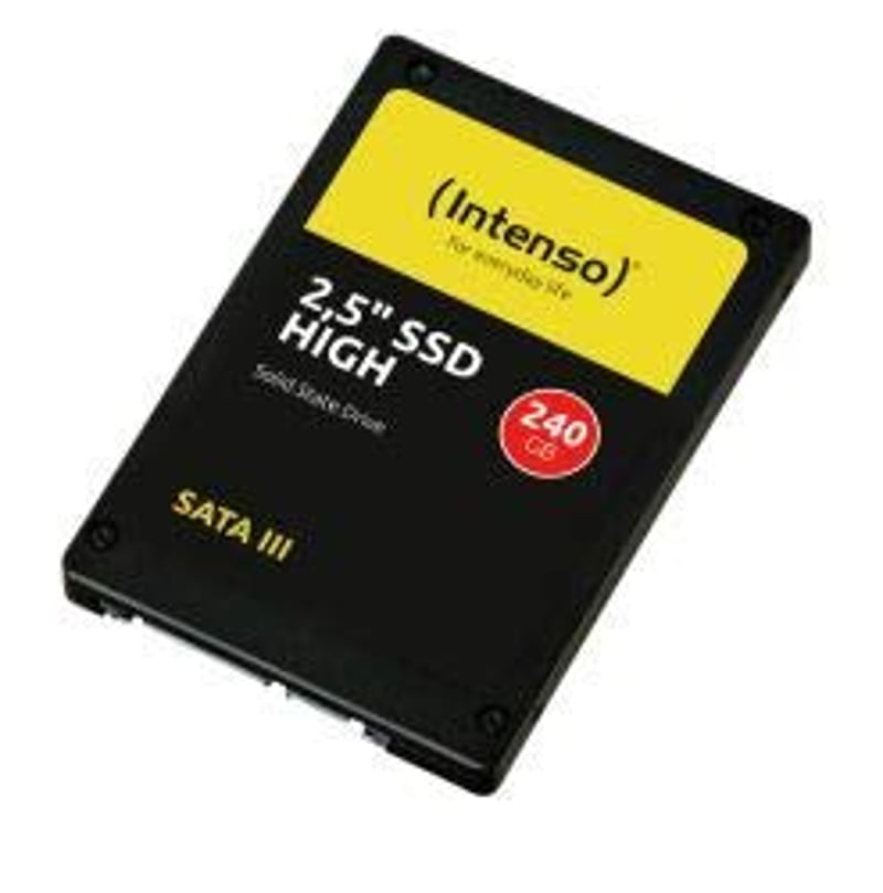 Interný disk SSD Intenso 3813440 240GB 2.5" SATA3 – 520/500 MB/s, odolný voči nárazom, nízka spotreba