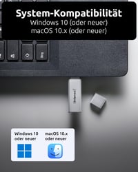 Stick USB Intenso Alu Line 2.0 32 GB Argintiu - Pachet de 3 bucăți 5