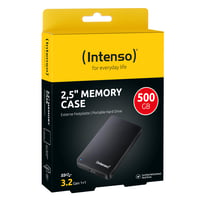 Externý pevný disk Intenso Memory Case 500 GB, USB 3.0, prenosný HDD, 2,5", 8 MB vyrovnávacia pamäť, čierny 5