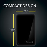 Externý pevný disk Intenso Memory Case 500 GB, USB 3.0, prenosný HDD, 2,5", 8 MB vyrovnávacia pamäť, čierny 4