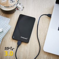 Externý pevný disk Intenso Memory Case 500 GB, USB 3.0, prenosný HDD, 2,5", 8 MB vyrovnávacia pamäť, čierny 3